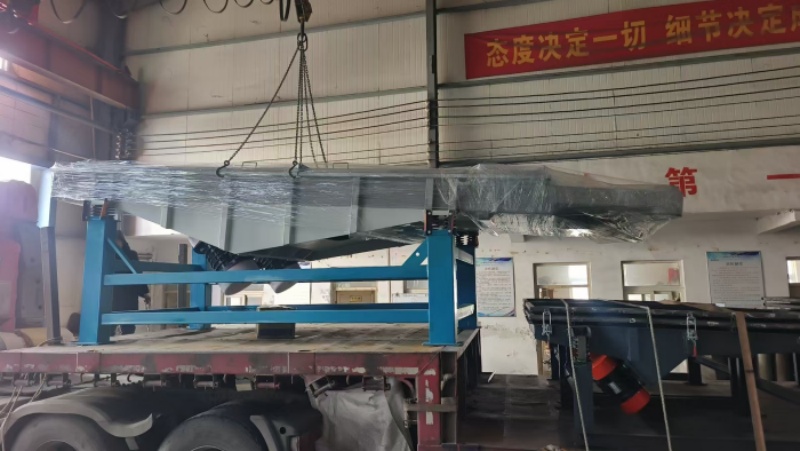 客戶定制的一批直線篩發貨